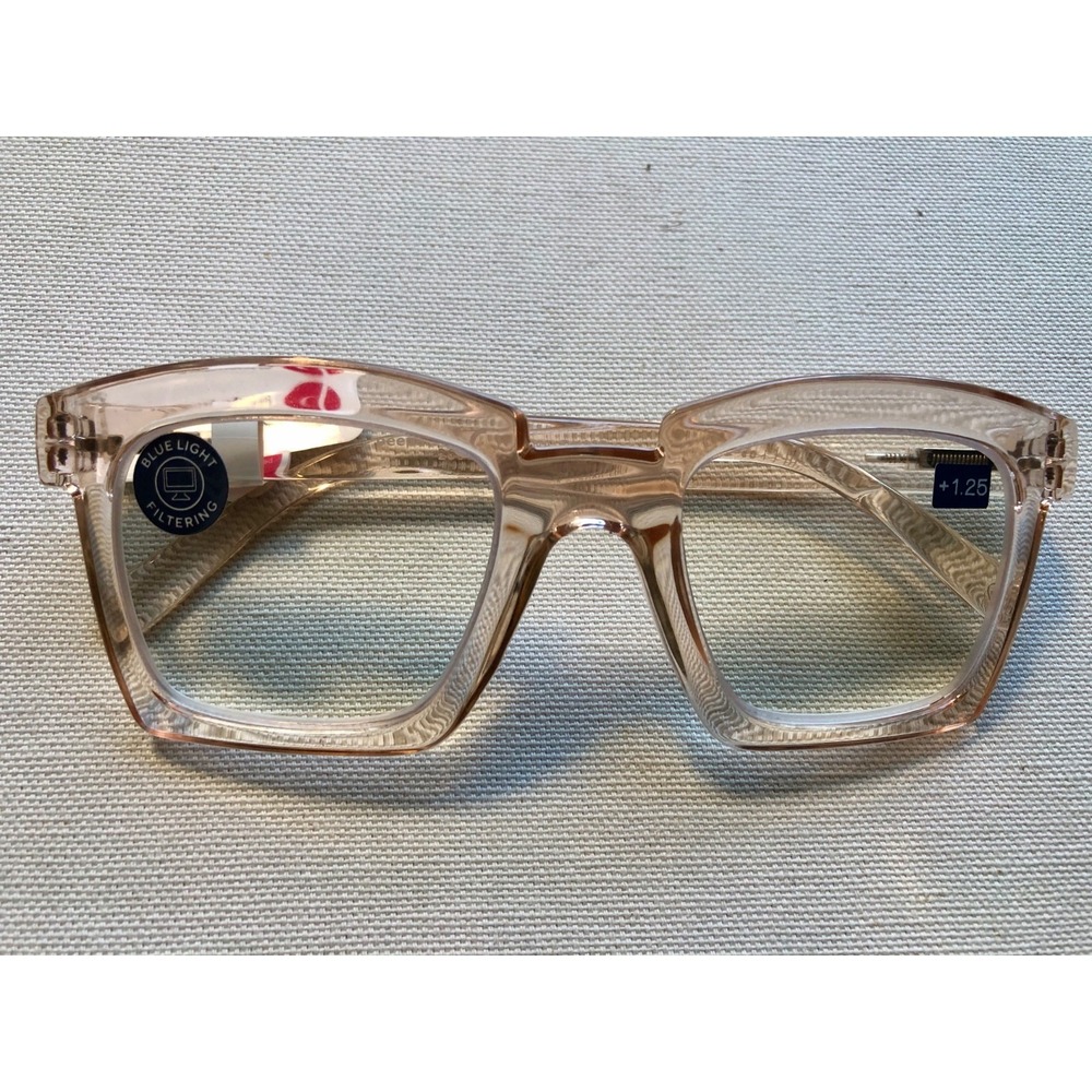 New Tan Standing Ovation PEEPERS BLUE LIGHT FILTERING Readers +1.25